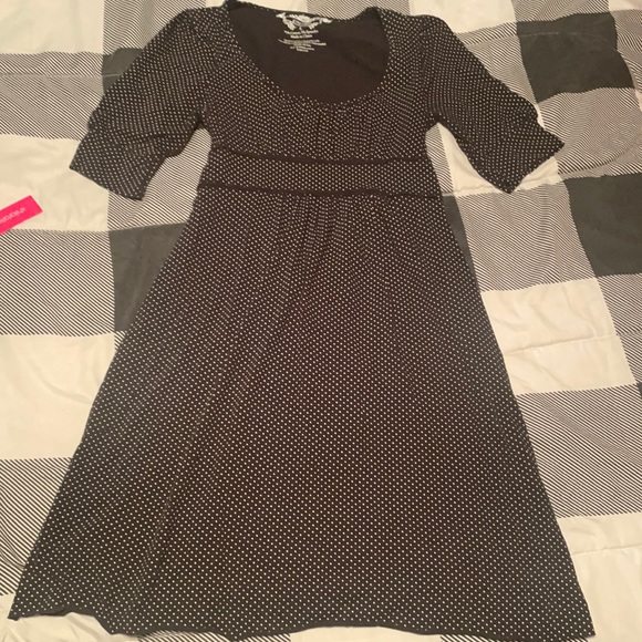 Dresses & Skirts - Black and white polka dot dress